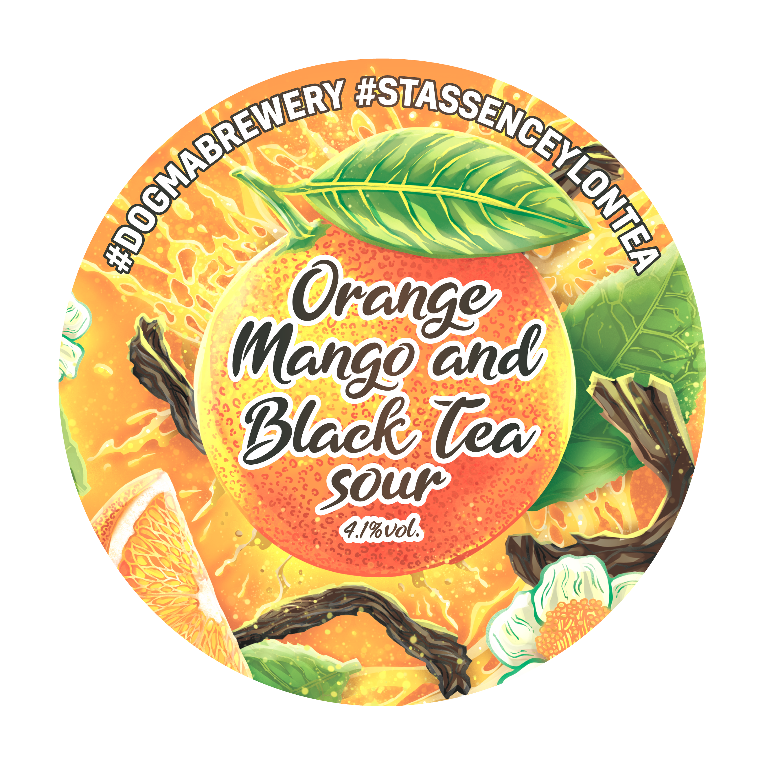 ORANGE, MANGO AND BLACK TEA